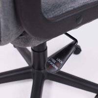 Офисное кресло AksHome Leonidas (пластик/ткань, темно-серый) - Превью изображения №11 — Интернет-магазин ПроЗаказ