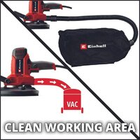 Шлифмашина для стен и потолков Einhell TC-DWS 225 4259945 - Превью изображения №10 — Интернет-магазин ПроЗаказ