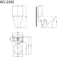 Унитаз напольный Triton Pro Astro AO-2345 - Превью изображения №2 — Интернет-магазин ПроЗаказ