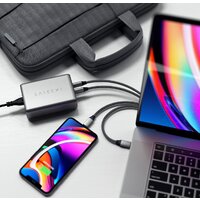 Сетевое зарядное Satechi 100W Type-C PD Compact GAN Charger ST-TC100GM-EU (европейская вилка) - Превью изображения №5 — Интернет-магазин ПроЗаказ