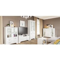 Тумба Неман мебель Юнона МН-132-15 (белый текстурный) - Превью изображения №6 — Интернет-магазин ПроЗаказ