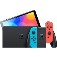 Игровая приставка Nintendo Switch OLED (черный, с неоновыми Joy-Con) - Превью изображения №3 — Интернет-магазин ПроЗаказ