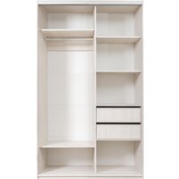 Шкаф-купе Рэйгрупп 138 YYX Elgon РГ-05.03 (ясень снежный/хром) - Превью изображения №2 — Интернет-магазин ПроЗаказ