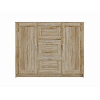 Комод Mio Tesoro Сириус 2 двери и 3 ящика 117x95 2.02.03.340.3 (дуб сонома) - Превью изображения №3 — Интернет-магазин ПроЗаказ