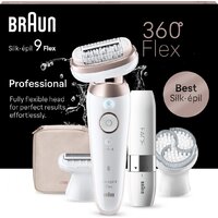 Эпилятор Braun Silk-epil 9 Flex SES9360 3D - Превью изображения №3 — Интернет-магазин ПроЗаказ