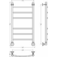 Полотенцесушитель Сунержа Аксиома-20 80x40 00662-8040 - Превью изображения №4 — Интернет-магазин ПроЗаказ