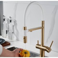 Смеситель Rose R958G (золотой сатин) - Превью изображения №10 — Интернет-магазин ПроЗаказ