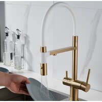 Смеситель Rose R958G (золотой сатин) - Превью изображения №11 — Интернет-магазин ПроЗаказ