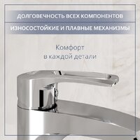 Умывальник Lauter 21478 + Spray 21CK308C с сифоном 21635CH (хром) - Превью изображения №8 — Интернет-магазин ПроЗаказ