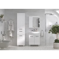  Volna Шкаф с зеркалом Joli 60 L (белый) - Превью изображения №5 — Интернет-магазин ПроЗаказ