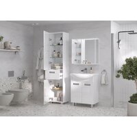  Volna Шкаф с зеркалом Joli 60 L (белый) - Превью изображения №6 — Интернет-магазин ПроЗаказ