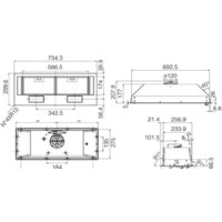 Кухонная вытяжка Jetair Viera Lux BL/A/72 PRF0174915 - Превью изображения №2 — Интернет-магазин ПроЗаказ