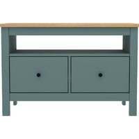 Тумба Mio Tesoro Сага 2 ящика 2.08.03.080.16 (темно-бирюзовый/ясень) - Превью изображения №2 — Интернет-магазин ПроЗаказ