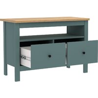 Тумба Mio Tesoro Сага 2 ящика 2.08.03.080.16 (темно-бирюзовый/ясень) - Превью изображения №3 — Интернет-магазин ПроЗаказ