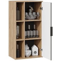 Шкаф распашной Трия Хилтон (дуб крафт золотой/графит матовый) - Превью изображения №3 — Интернет-магазин ПроЗаказ