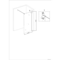 Душевая стенка Niagara NG-687-10 100x195 (черный) - Превью изображения №4 — Интернет-магазин ПроЗаказ