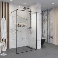 Душевая стенка Niagara NG-687-10 100x195 (черный) - Превью изображения №2 — Интернет-магазин ПроЗаказ