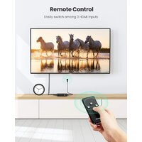 Переключатель Ugreen CM332 80125 4 x HDMI (с пультом ДУ, черный) - Превью изображения №5 — Интернет-магазин ПроЗаказ