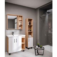  Grossman Шкаф с зеркалом Флай 80 208001 - Превью изображения №3 — Интернет-магазин ПроЗаказ