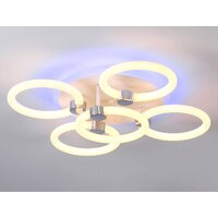 Припотолочная люстра Ambrella light Original FA3841/4+1 WH - Превью изображения №3 — Интернет-магазин ПроЗаказ