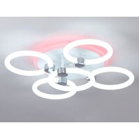 Припотолочная люстра Ambrella light Original FA3841/4+1 WH - Превью изображения №5 — Интернет-магазин ПроЗаказ