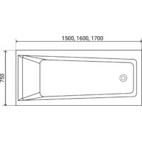 Ванна Lauter Versailles 150x75 21070050 (с ножками) - Превью изображения №12 — Интернет-магазин ПроЗаказ