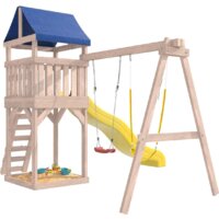 Игровой комплекс National Tree Company С гибкими качелями IgroWoods ДКНП-11 (не окрашен) - Превью изображения №4 — Интернет-магазин ПроЗаказ