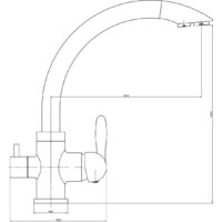 Смеситель Lauter Key 21АМ611931 - Превью изображения №2 — Интернет-магазин ПроЗаказ