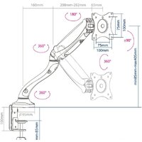 Кронштейн для монитора Arm Media LCD-T21 (белый) - Превью изображения №5 — Интернет-магазин ПроЗаказ