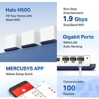 Wi-Fi система Mercusys Halo H50G (2 шт) - Превью изображения №6 — Интернет-магазин ПроЗаказ