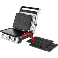 Электрогриль ECG KG 2033 Duo Grill & Waffle - Превью изображения №15 — Интернет-магазин ПроЗаказ
