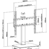 Стойка для телевизора Ultramounts UM503 (черный) - Превью изображения №10 — Интернет-магазин ПроЗаказ