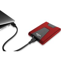 Внешний накопитель ADATA DashDrive Durable HD650 AHD650-1TU31-CRD 1TB (красный) - Превью изображения №4 — Интернет-магазин ПроЗаказ