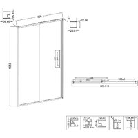 Душевая дверь Niagara Nova NG-34-9AGR 90x195 (графит/прозрачное стекло) - Превью изображения №10 — Интернет-магазин ПроЗаказ