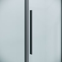 Душевая дверь Niagara Nova NG-34-9AGR 90x195 (графит/прозрачное стекло) - Превью изображения №2 — Интернет-магазин ПроЗаказ
