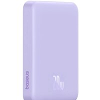 Внешний аккумулятор Baseus Magnetic Mini Air Wireless Fast Charge Power Bank 20W 10000mAh (сиреневый) - Превью изображения №4 — Интернет-магазин ПроЗаказ