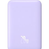 Baseus Magnetic Mini Air Wireless Fast Charge Power Bank 20W 10000mAh (сиреневый)