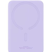 Внешний аккумулятор Baseus Magnetic Mini Air Wireless Fast Charge Power Bank 20W 10000mAh (сиреневый) - Превью изображения №2 — Интернет-магазин ПроЗаказ