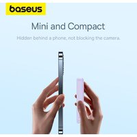 Внешний аккумулятор Baseus Magnetic Mini Air Wireless Fast Charge Power Bank 20W 10000mAh (сиреневый) - Превью изображения №9 — Интернет-магазин ПроЗаказ