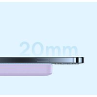 Внешний аккумулятор Baseus Magnetic Mini Air Wireless Fast Charge Power Bank 20W 10000mAh (сиреневый) - Превью изображения №14 — Интернет-магазин ПроЗаказ