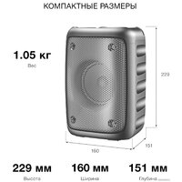 Беспроводная колонка Hyundai H-PS1006 - Превью изображения №12 — Интернет-магазин ПроЗаказ