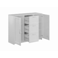 Комод Mio Tesoro Сириус 2 двери и 3 ящика 117x95 2.02.03.340.1 (белый) - Превью изображения №2 — Интернет-магазин ПроЗаказ