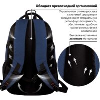 Городской рюкзак BRAUBERG Меркури 226348 - Превью изображения №5 — Интернет-магазин ПроЗаказ