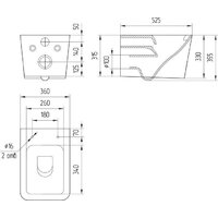 Унитаз подвесной Cersanit Crea Vortex DPL EO Slim 68916 - Превью изображения №5 — Интернет-магазин ПроЗаказ