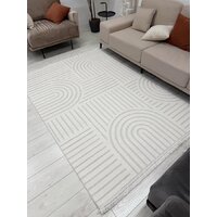 Ковер для жилой комнаты Radjab Carpet Поло Прямоугольник PL 255 12536RK (2x2.9, Cream) - Превью изображения №3 — Интернет-магазин ПроЗаказ