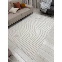 Ковер для жилой комнаты Radjab Carpet Поло Прямоугольник PL 255 12536RK (2x2.9, Cream) - Превью изображения №2 — Интернет-магазин ПроЗаказ