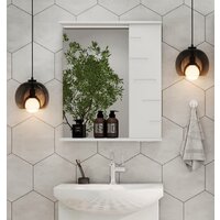  Volna Шкаф с зеркалом Joli 50 R (белый) - Превью изображения №5 — Интернет-магазин ПроЗаказ