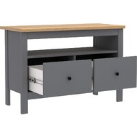 Тумба Mio Tesoro Сага 2 ящика 2.08.03.080.15 (серый/ясень) - Превью изображения №2 — Интернет-магазин ПроЗаказ