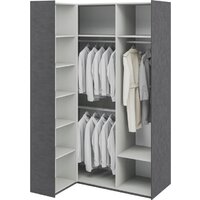 Шкаф распашной Неман мебель Модена МН-048-15-Ц1 (лунный камень/металл бруклин) - Превью изображения №2 — Интернет-магазин ПроЗаказ