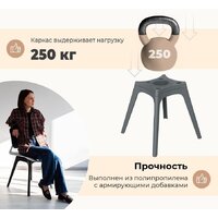 Стул Sheffilton SHT-ST59/S195 (белый/темно-серый) - Превью изображения №6 — Интернет-магазин ПроЗаказ